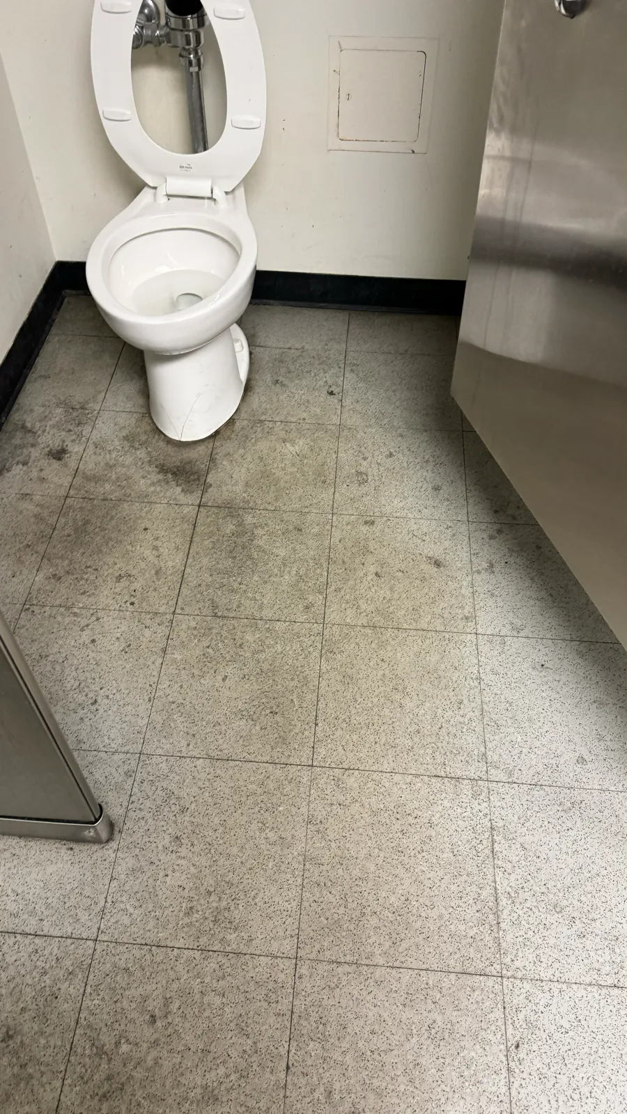 VCT Scrub — before — Service Pros, Tulsa metro Oklahoma
