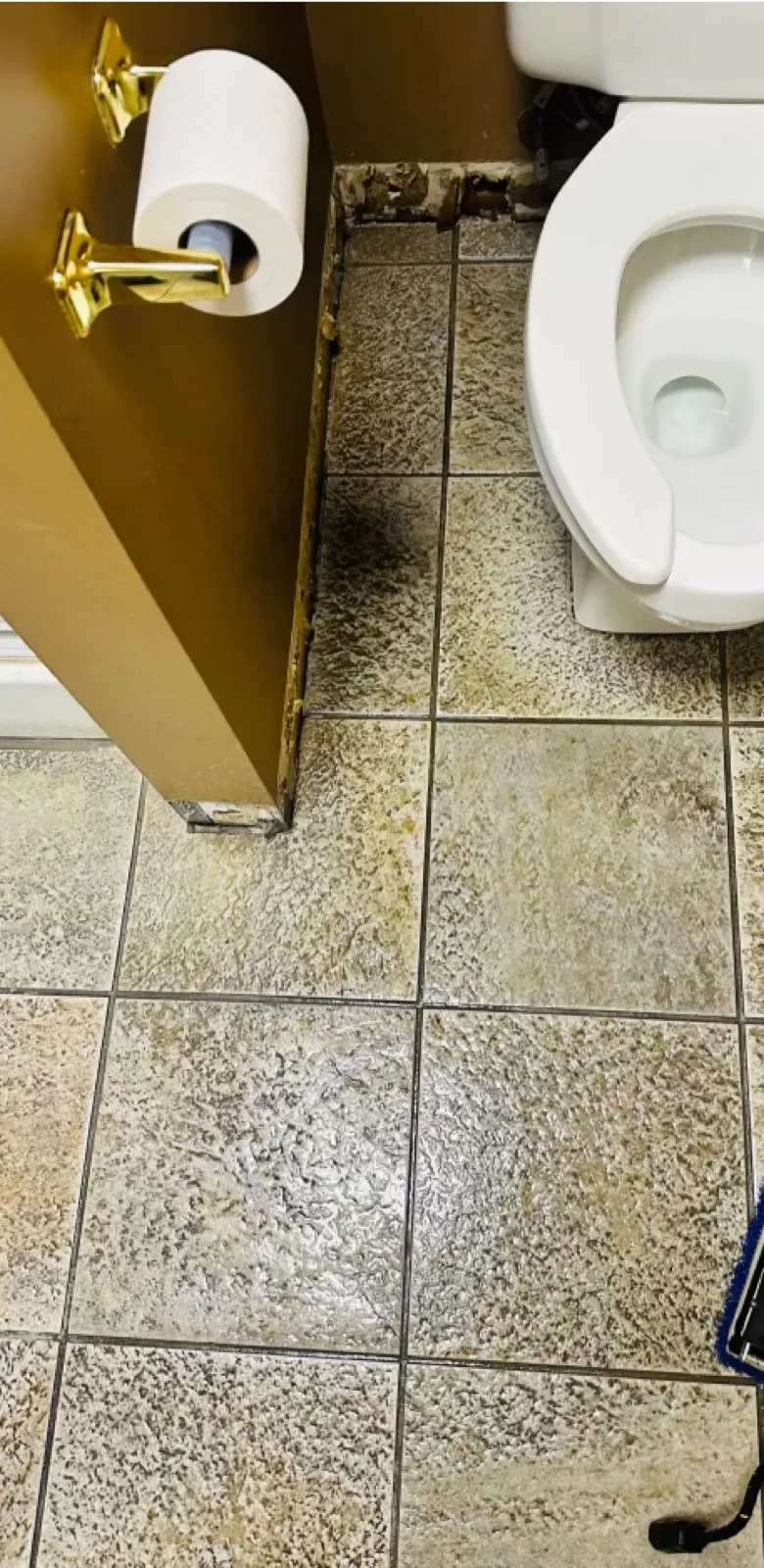Tile Scrub — before — Service Pros, Tulsa metro Oklahoma