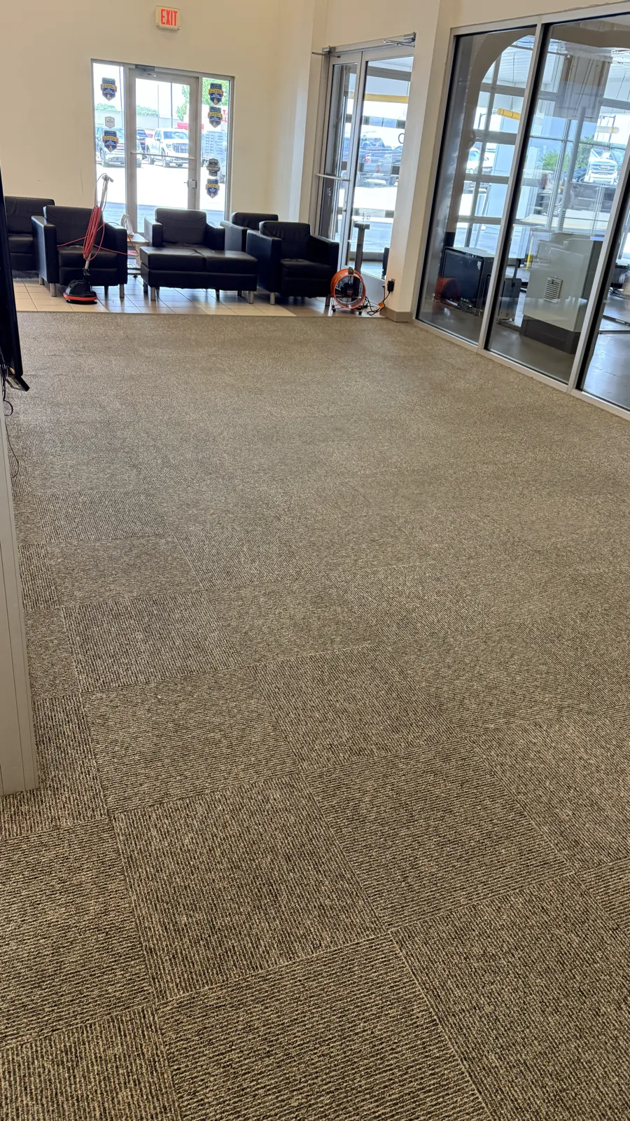 Carpet Extraction — after — Service Pros, Tulsa metro Oklahoma