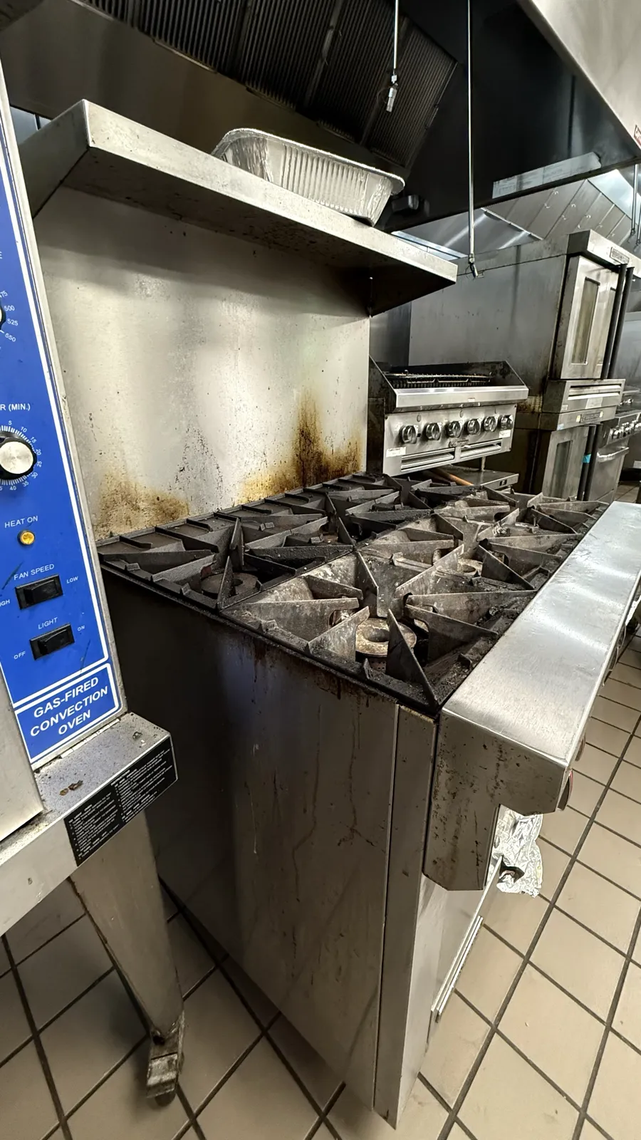 Commercial Degrease — before — Service Pros, Tulsa metro Oklahoma