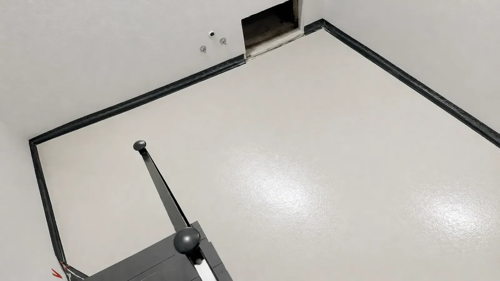 Satin Floor Epoxy — after — Service Pros, Tulsa metro Oklahoma
