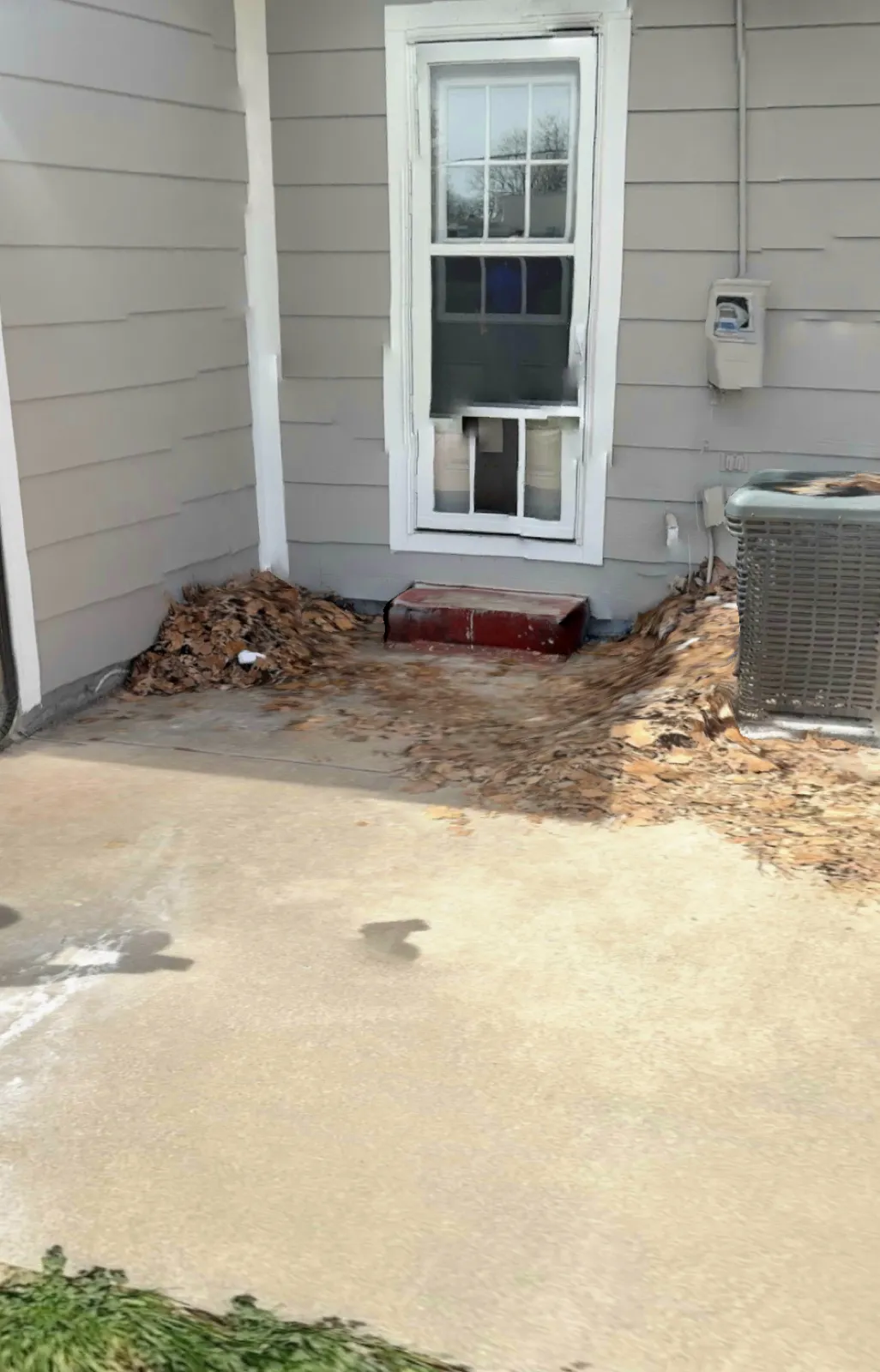 Patio Steps Build — before — Service Pros, Tulsa metro Oklahoma