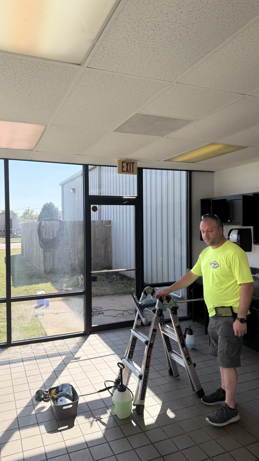 Window Cleaning — before — Service Pros, Tulsa metro Oklahoma